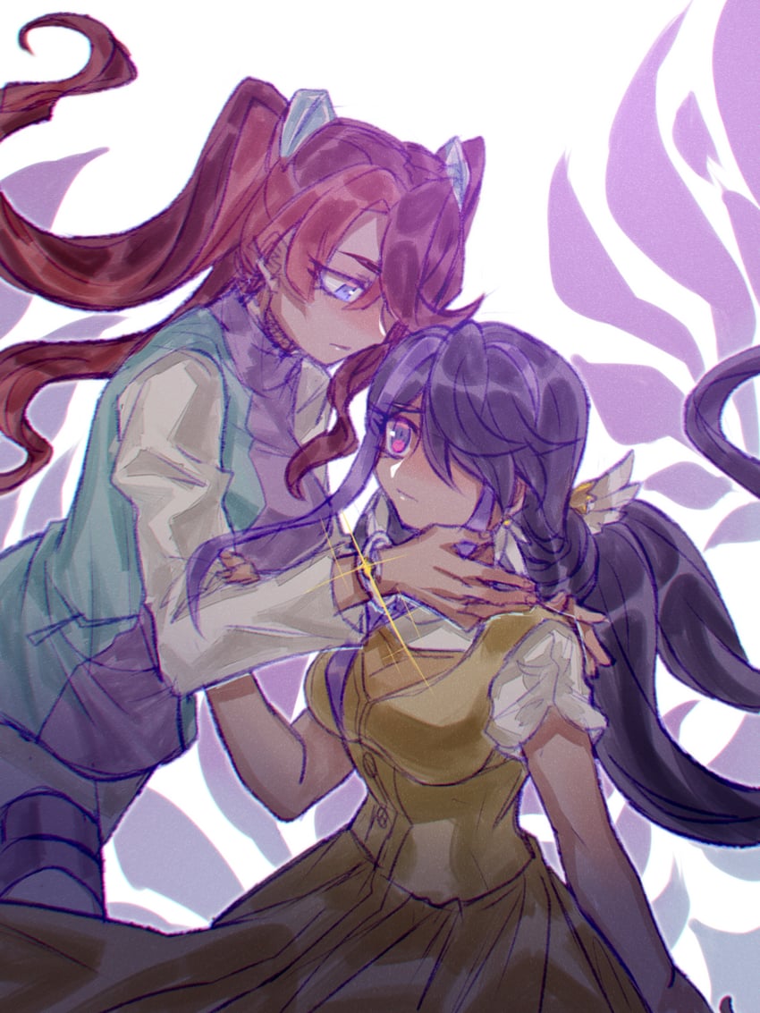 kurosaki ruri and akaba rei (yu-gi-oh! and 1 more) drawn by udoshiyo
