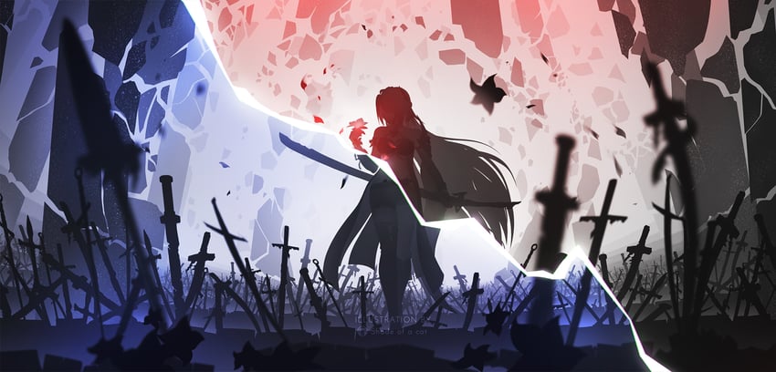 acheron (honkai and 1 more) drawn by shade_of_a_cat