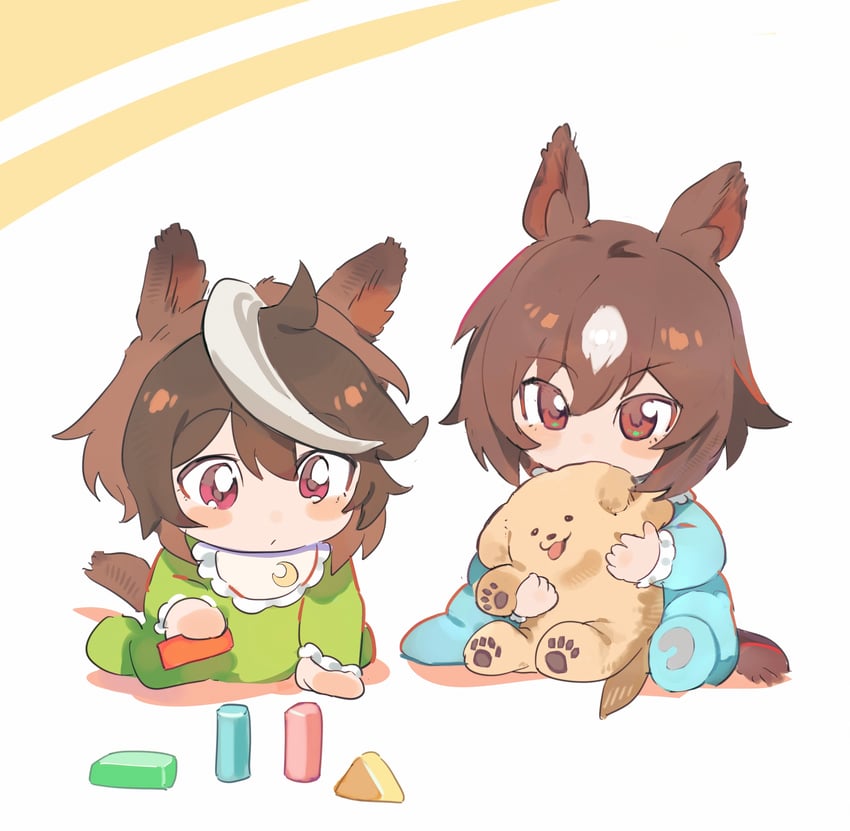 symboli rudolf and sirius symboli (umamusume) drawn by bojue_(hakus_1128)