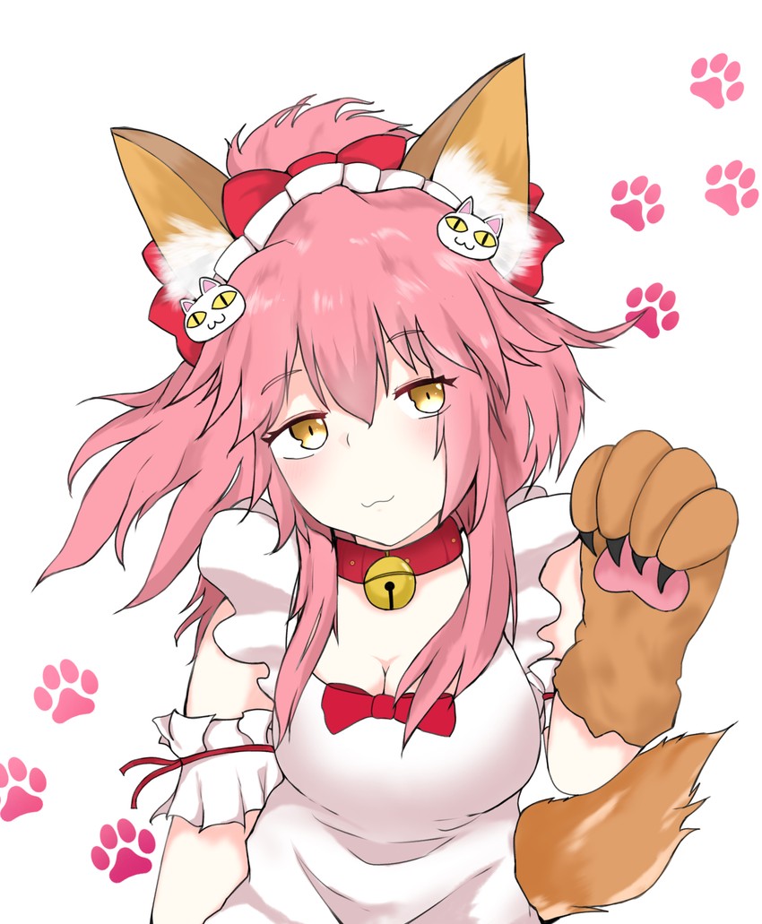 tamamo and tamamo cat (fate and 2 more) drawn by r_aruku