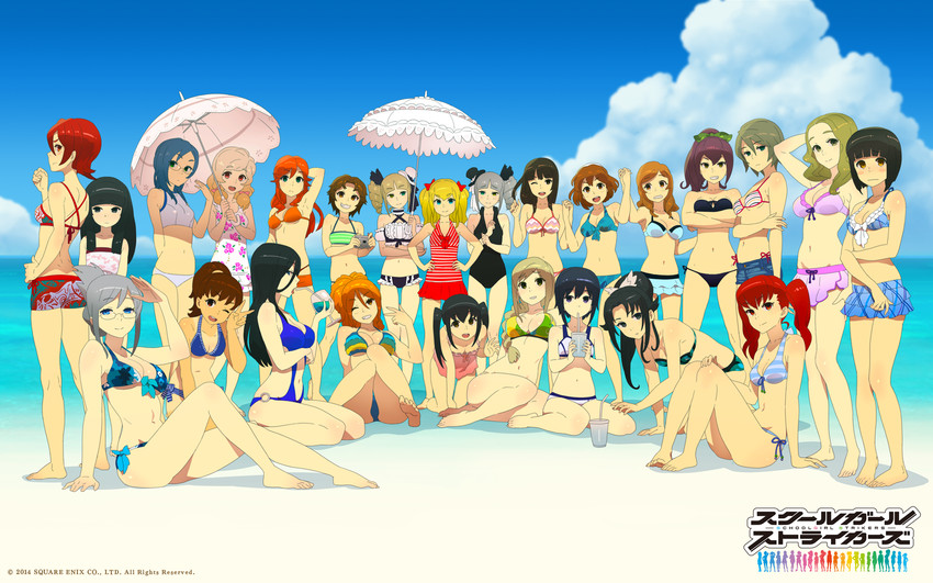 sumihara satoka, yaginuma io, kyoubashi amane, ibuki imina, rinoda mano, and 20 more (school girl strikers) drawn by kobayashi_gen