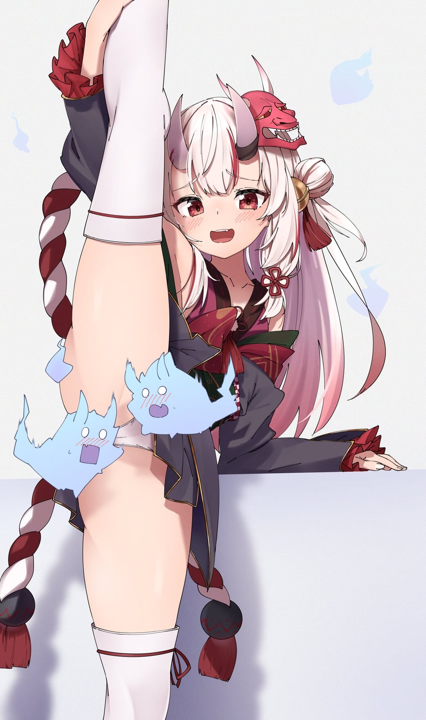 nakiri ayame, shiranui, and karma (hololive) drawn by eru_(l_illust45)