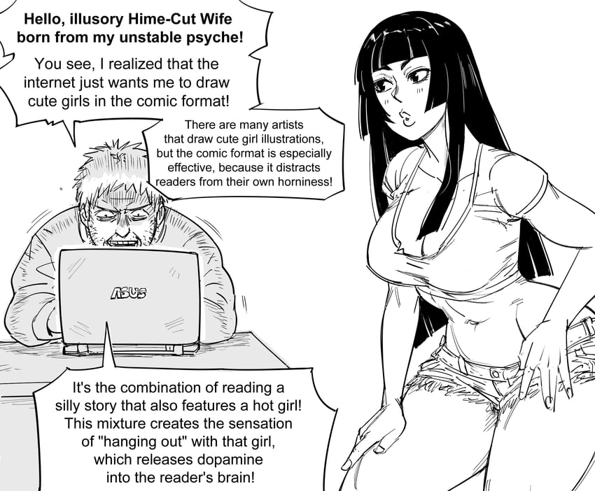 hime cut wife (original and 1 more) drawn by bb_(baalbuddy)