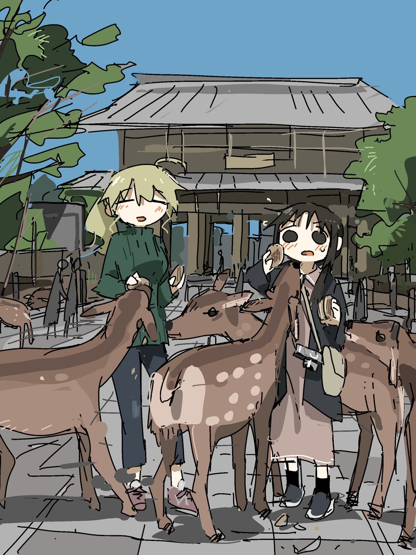 chito and yuuri (shoujo shuumatsu ryokou) drawn by tsukumizu_yuu