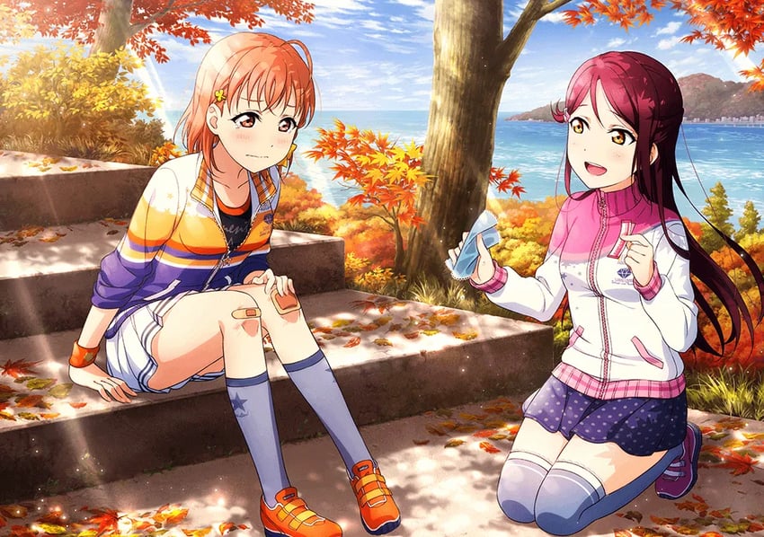 sakurauchi riko and takami chika (love live! and 2 more)