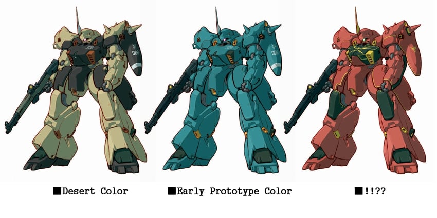 char aznable and kampfer (original and 2 more) drawn by tessaku_ro