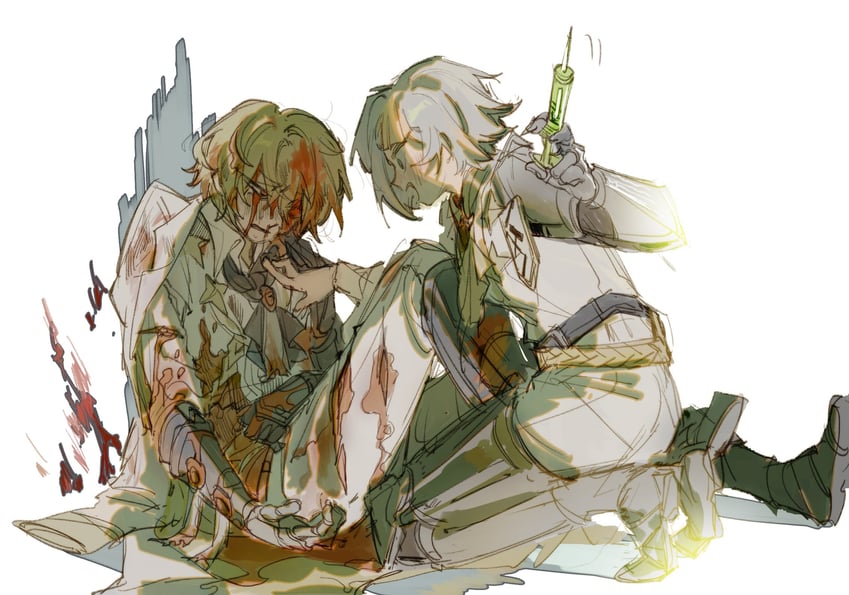 sinclair and kromer (project moon and 1 more) drawn by kampuzu