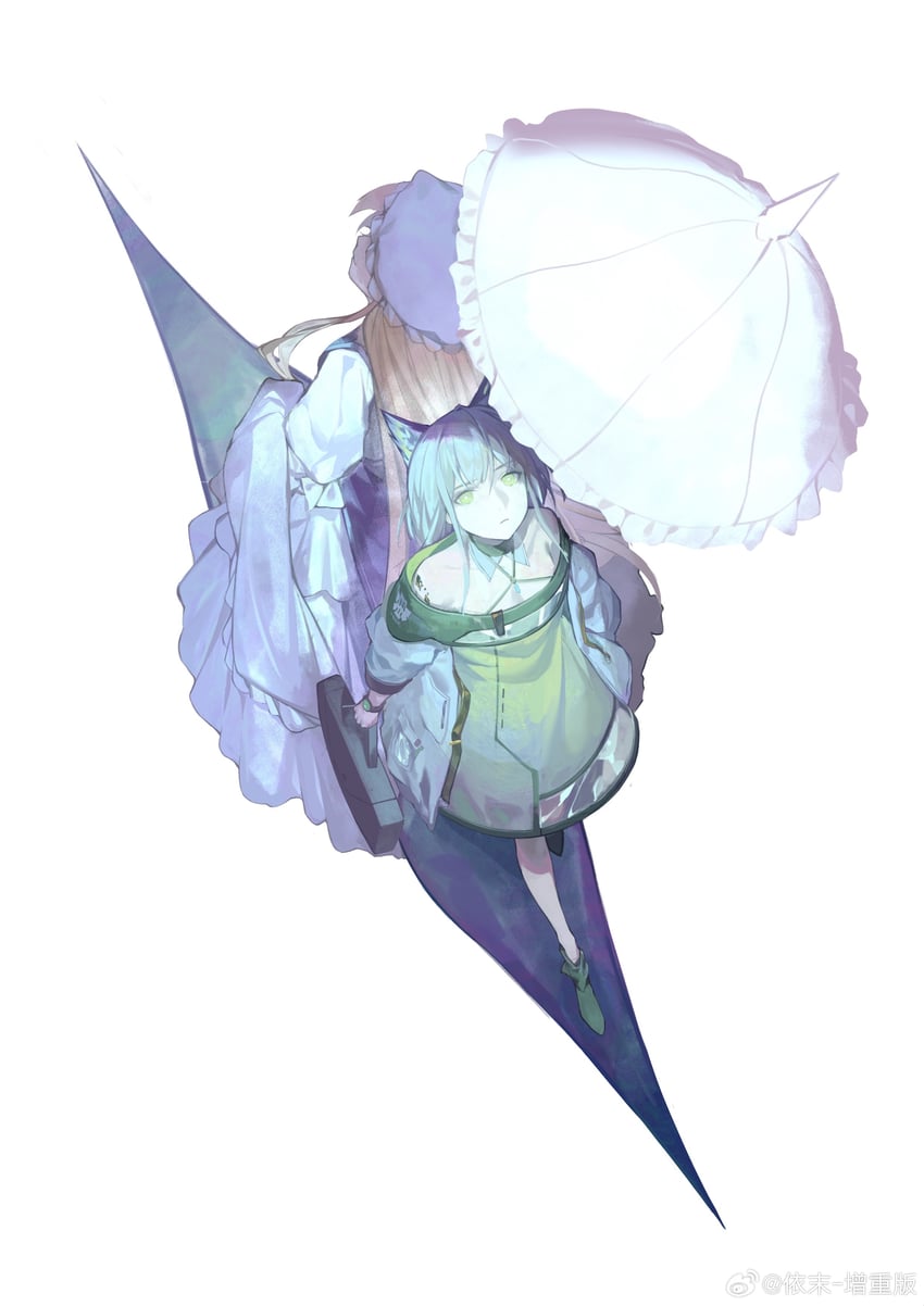 yakumo yukari and kal'tsit (touhou and 1 more) drawn by wb_yimo