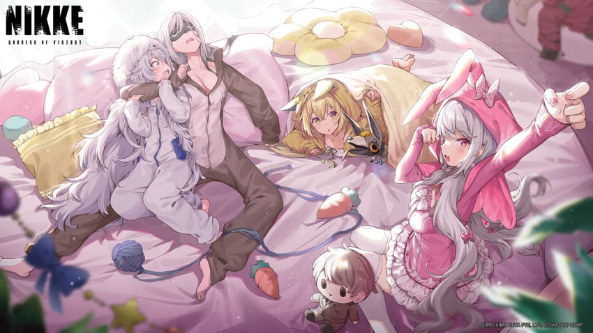 commander, alice, poli, liter, frima, and 1 more (goddess of victory: nikke)