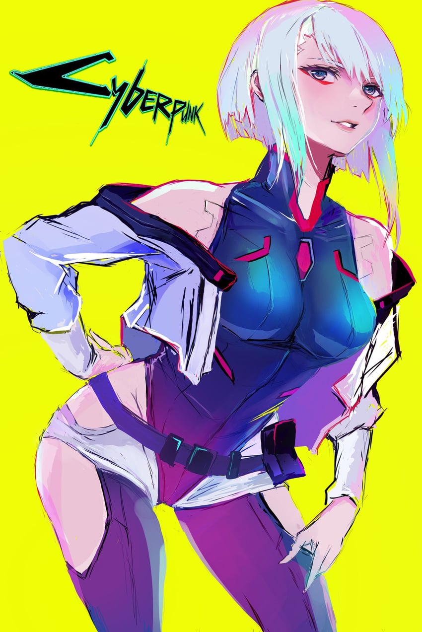 lucy (cyberpunk and 1 more) drawn by kyel_hyde