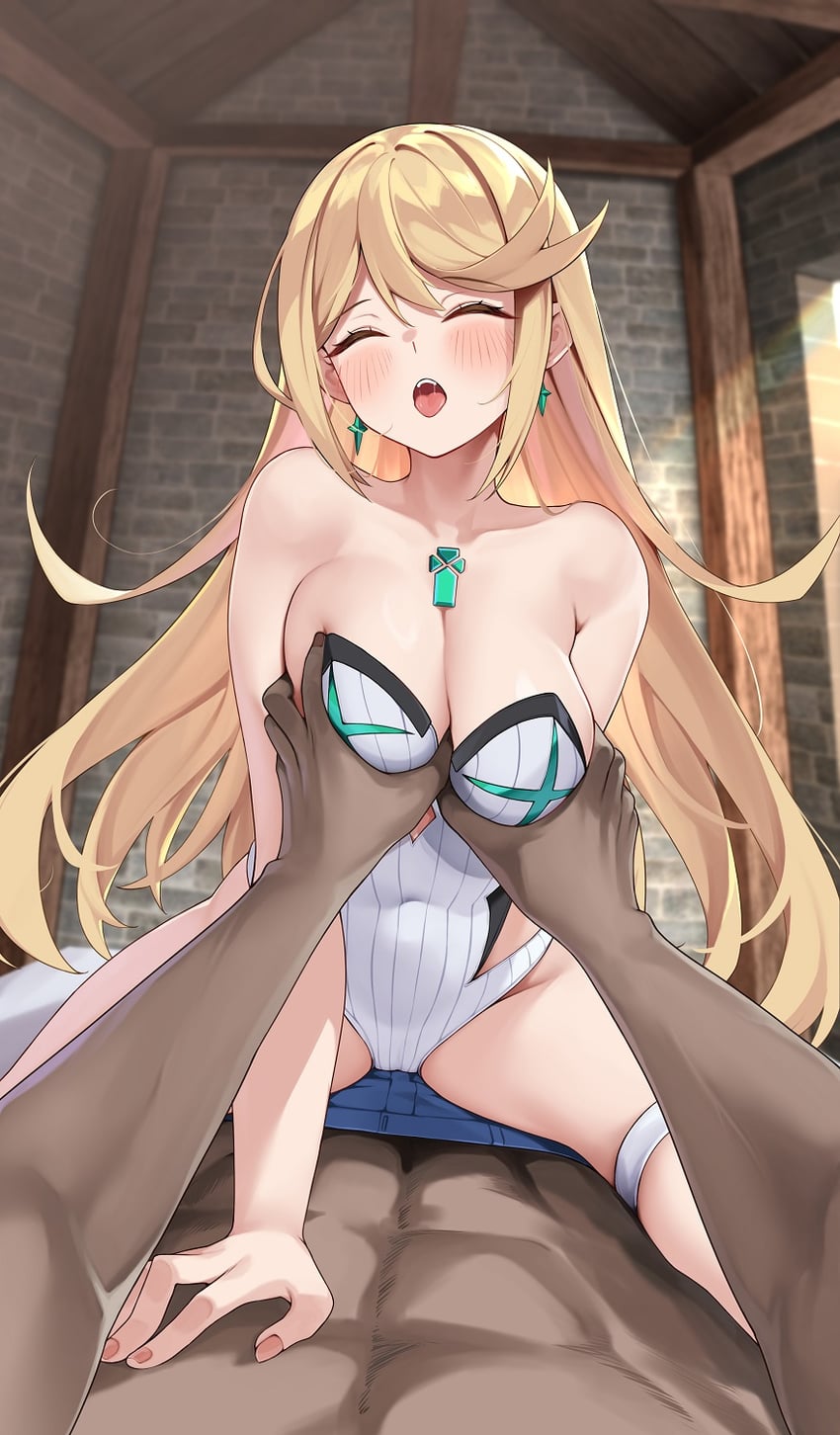 mythra (xenoblade chronicles and 1 more) drawn by matrix16
