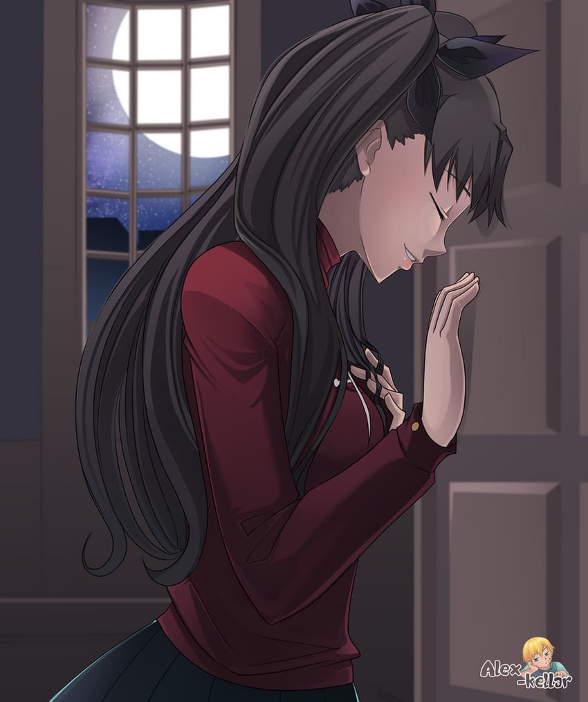 tohsaka rin (fate and 1 more) drawn by alex_kellar