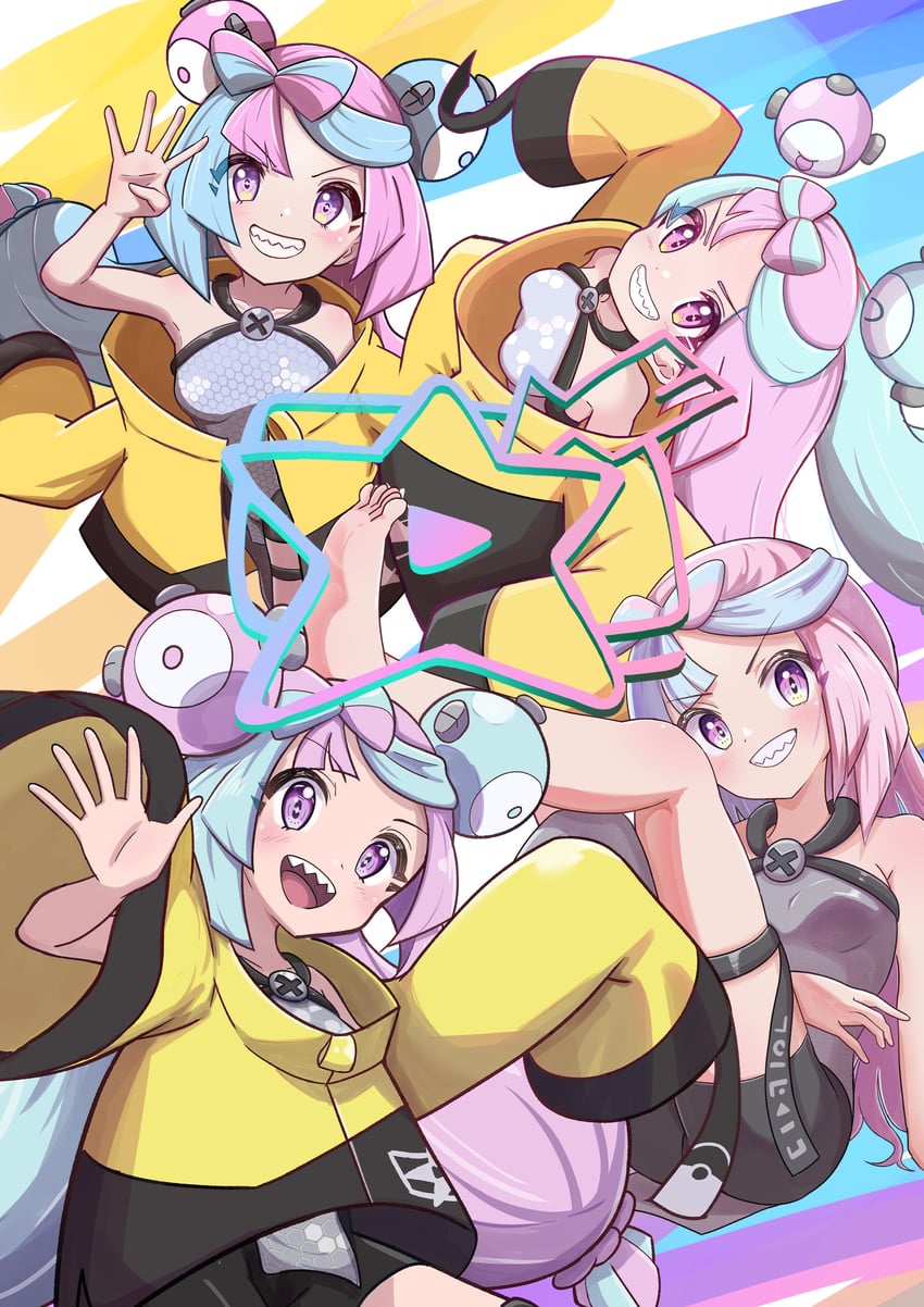 iono (pokemon and 1 more) drawn by rono_(lethys)
