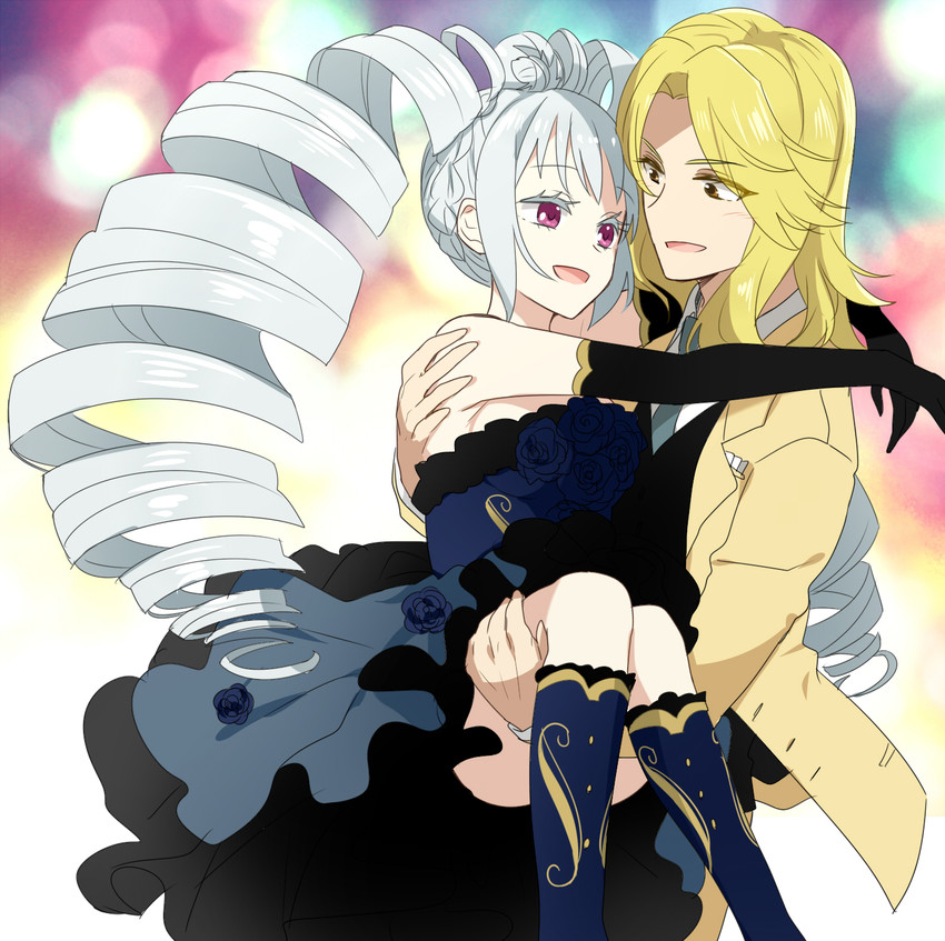 amou june and himuro hijiri (pretty series and 2 more) drawn by sukoyaka_(100hituzi)