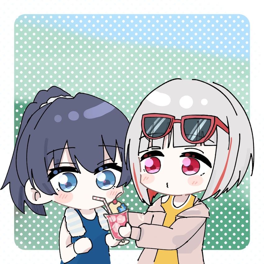 murano sayaka and yugiri tsuzuri (love live! and 2 more) drawn by magu_(cv_mgmgcup)