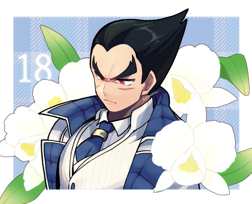 mishima kazuya (tekken) drawn by kotorai