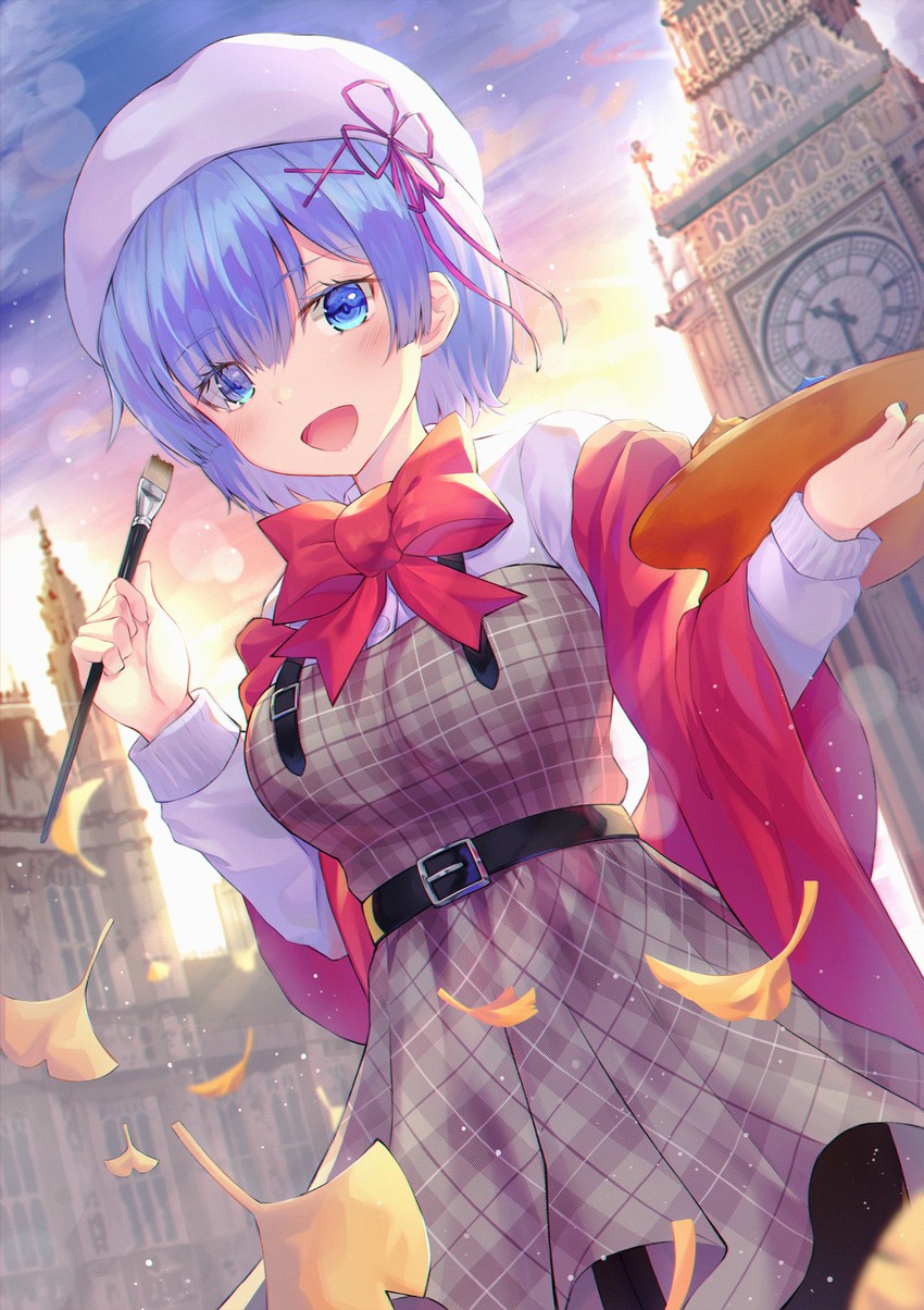 rem (re:zero kara hajimeru isekai seikatsu) drawn by hyonee