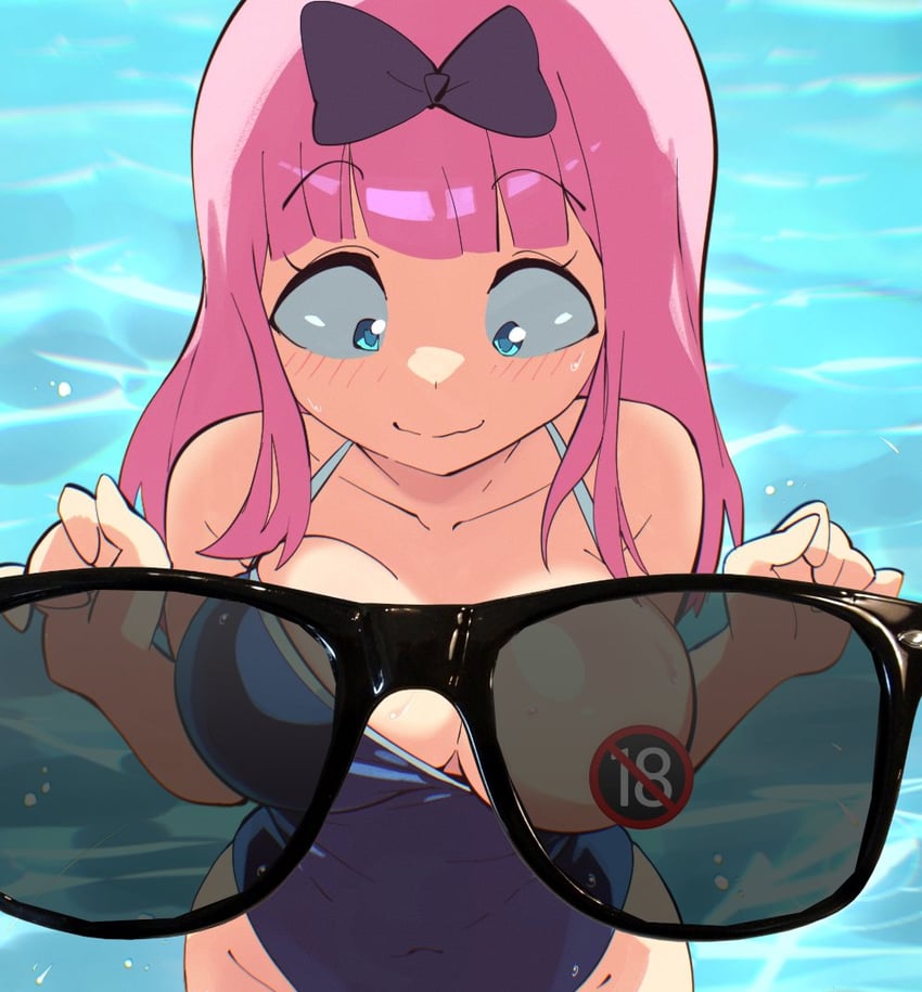 fujiwara chika (kaguya-sama wa kokurasetai ~tensai-tachi no renai zunousen~) drawn by aetherion