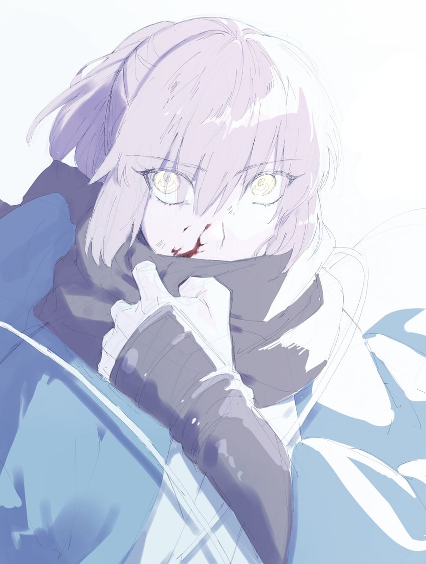 okita souji (fate and 1 more) drawn by not_anpn