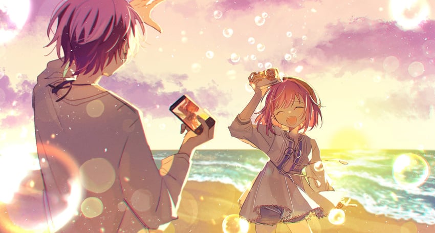 ootori emu and kamishiro rui (project sekai) drawn by 2mn89123