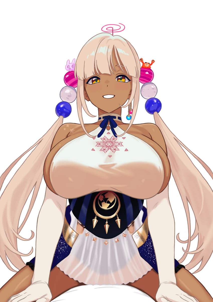 tsukumo sana, kaniko, and usaslug (hololive and 1 more) drawn by danimocles
