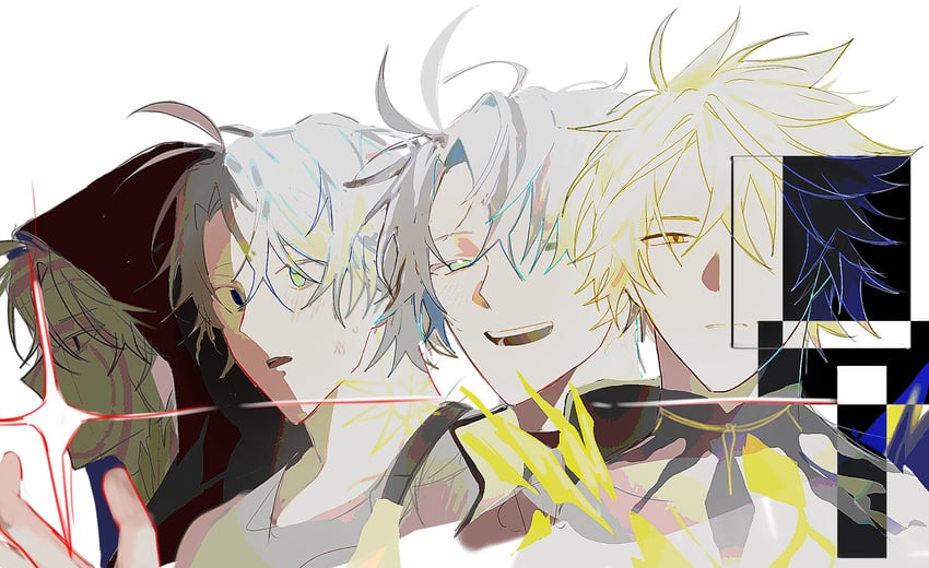 phainon and flame reaver of the deepest dark (honkai and 1 more) drawn by ch203r