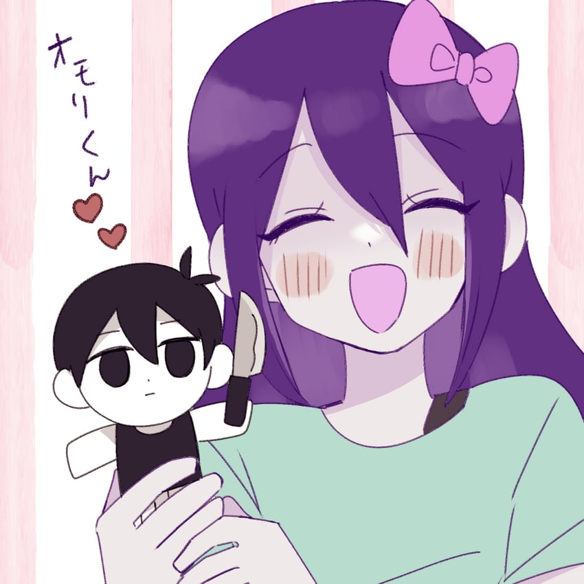 omori and aubrey (omori) drawn by andou_(sino_spkt)