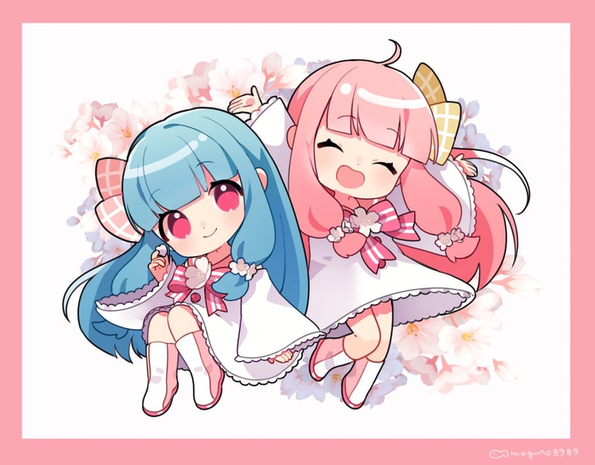 kotonoha akane and kotonoha aoi (voiceroid) drawn by binchou_maguro