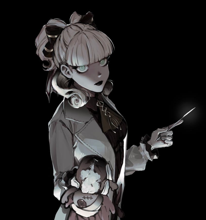 maria gorey (ace attorney and 2 more) drawn by sophie_(693432)