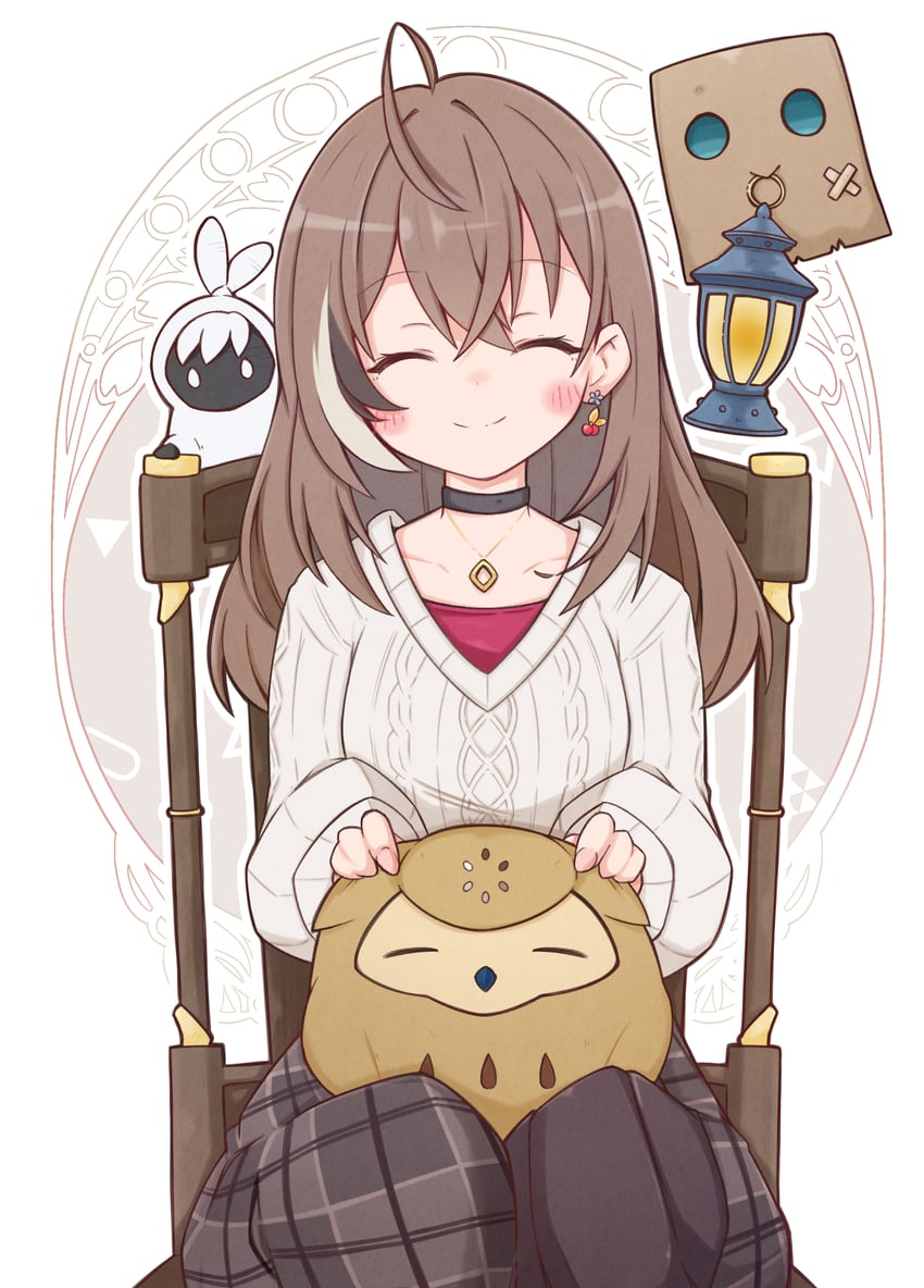 nanashi mumei, friend, and hootsie (hololive and 2 more) drawn by lazurite