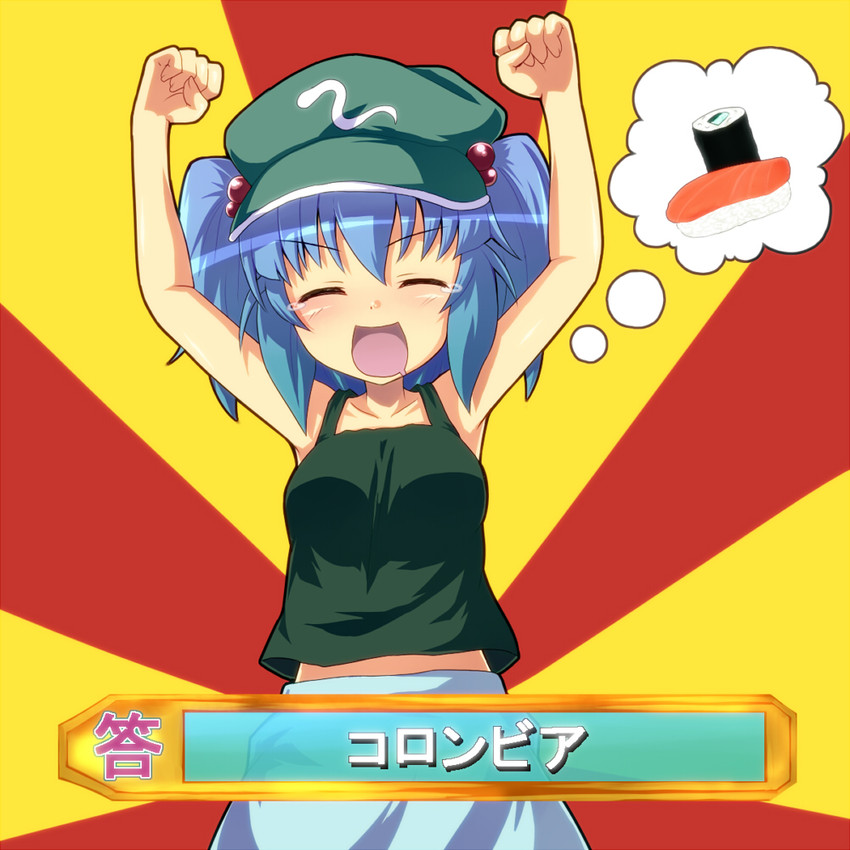 kawashiro nitori (touhou and 1 more) drawn by saemon_(tonpura)