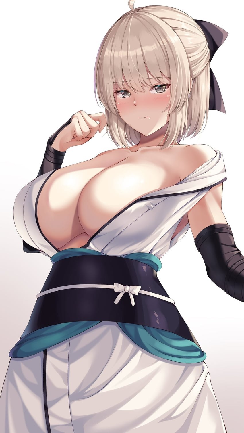 okita souji (fate and 1 more) drawn by amagi_korona