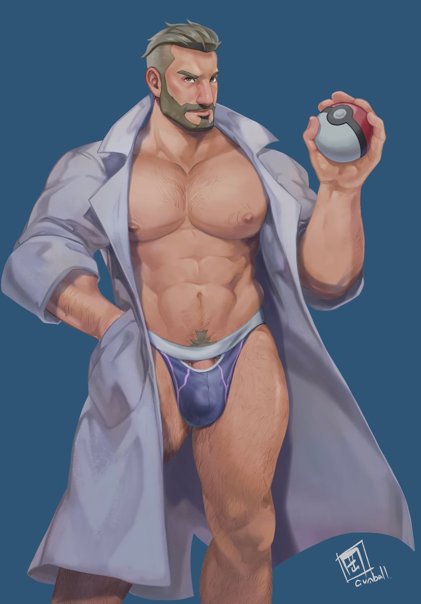 professor turo (pokemon and 1 more) drawn by benoit