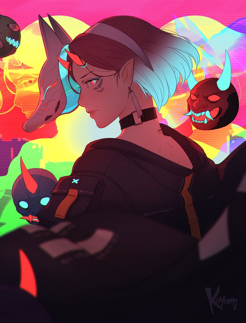 cyberpunk drawn by koyorin