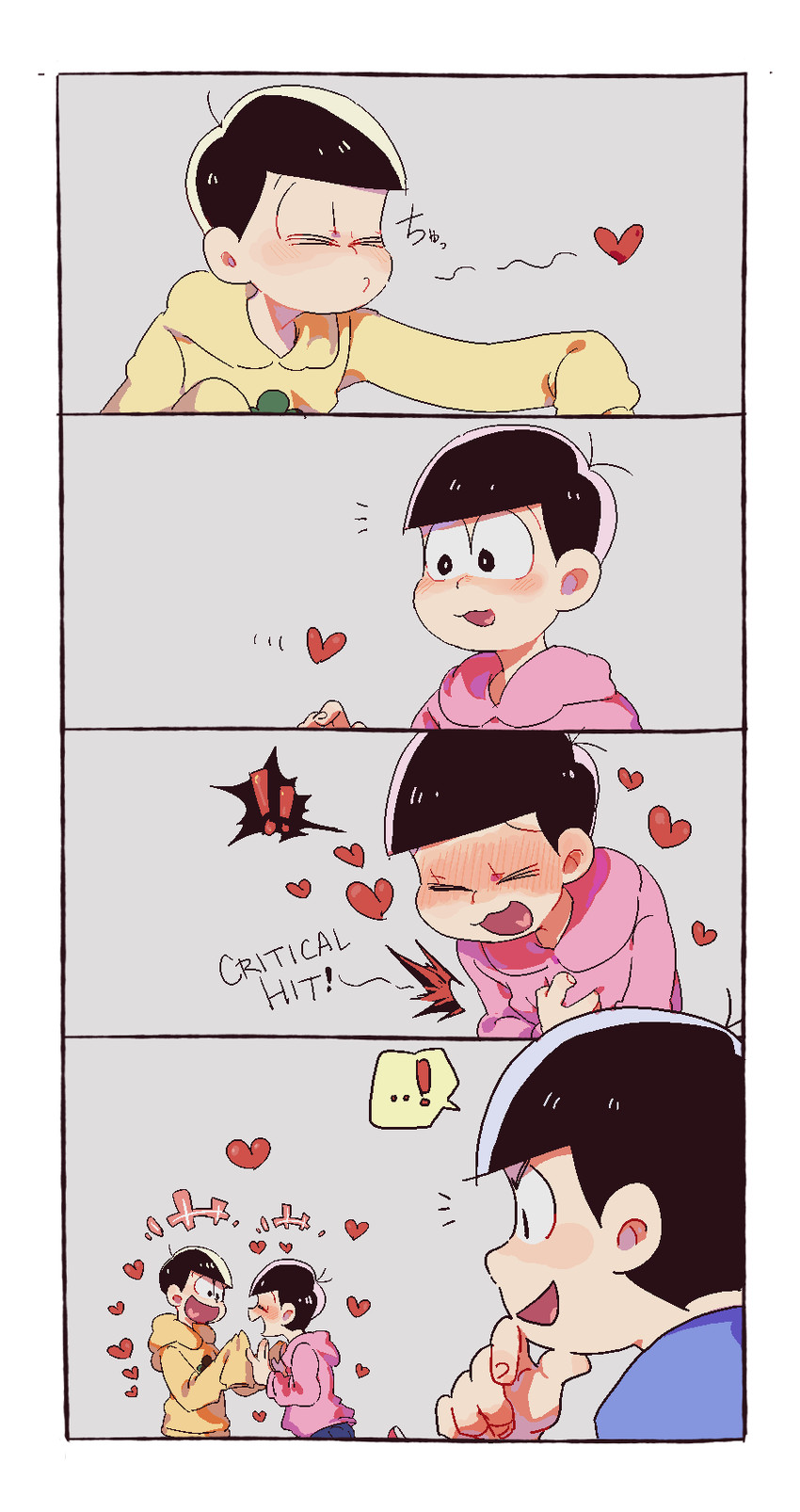 matsuno karamatsu, matsuno jyushimatsu, and matsuno todomatsu (osomatsu and 2 more) drawn by lya_(16335575)