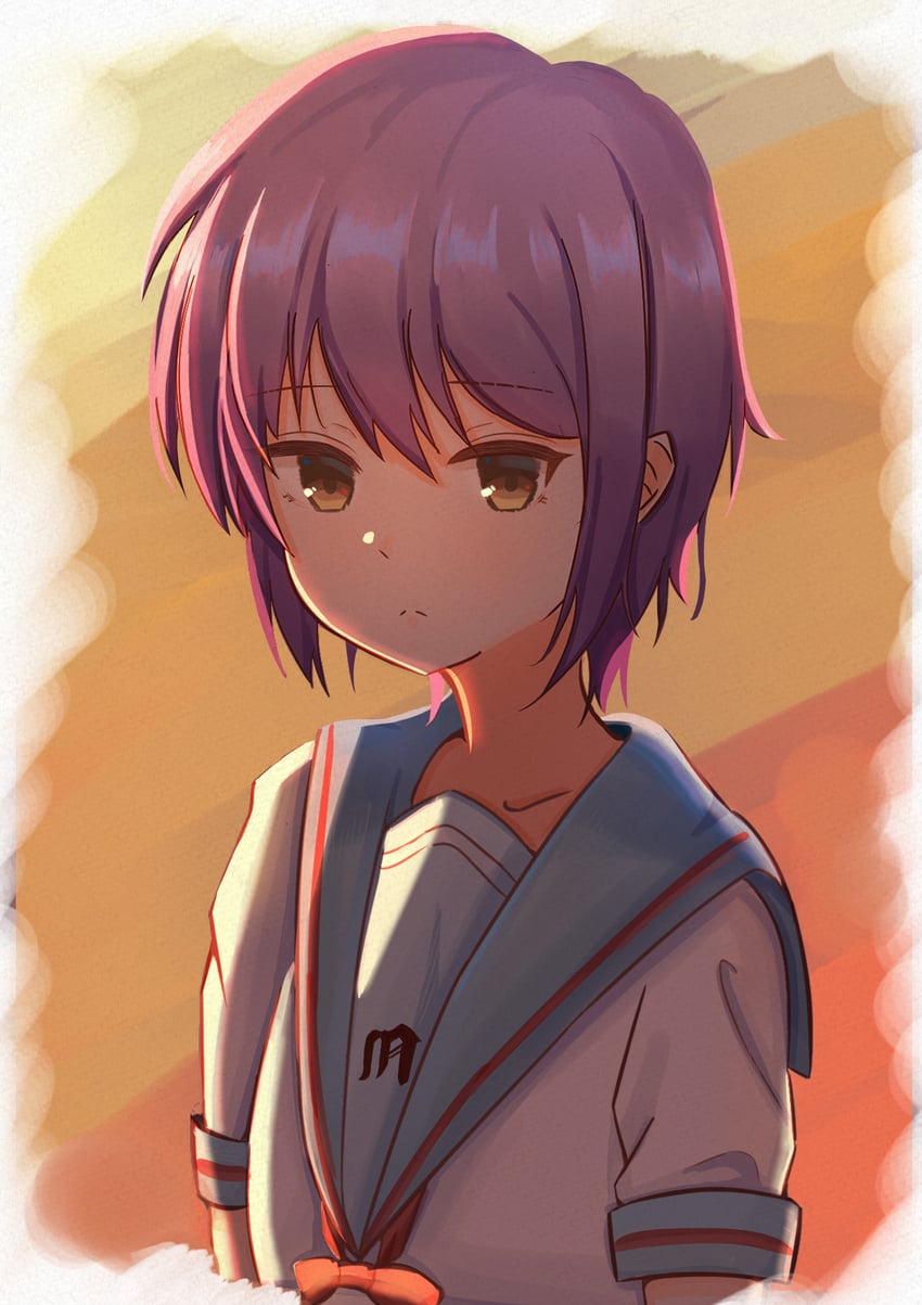nagato yuki (suzumiya haruhi no yuuutsu) drawn by cynic_(cynic2324)