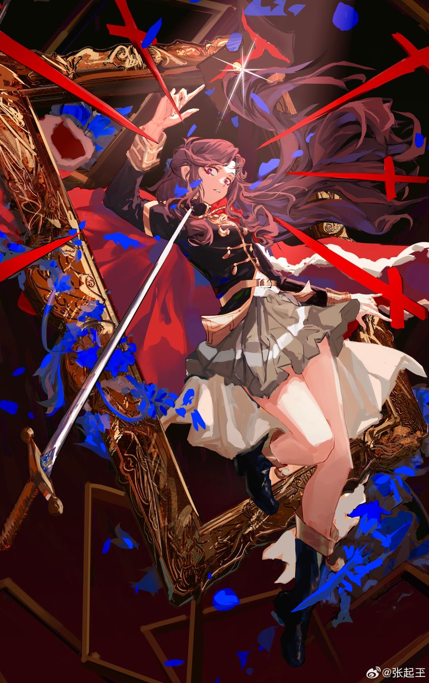 tendou maya (shoujo kageki revue starlight) drawn by qisu_zhang