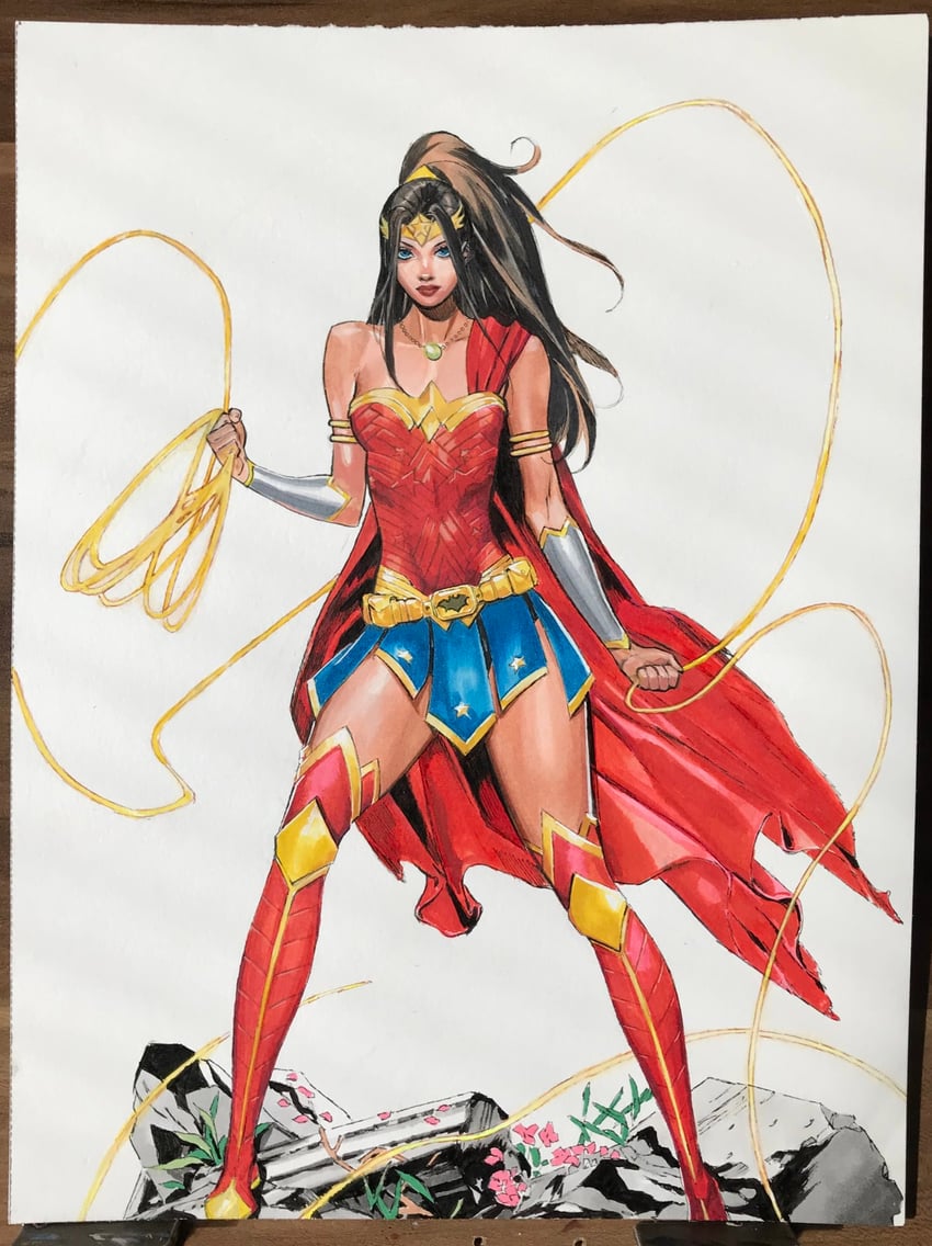 wonder woman (dc comics and 1 more) drawn by artofcelor
