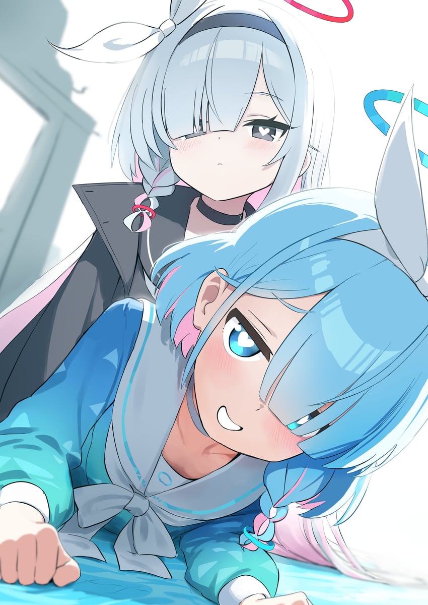 arona and plana (blue archive and 1 more) drawn by kuragesensei