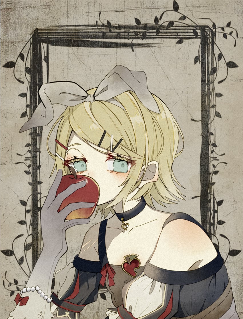 kagamine rin and 25-ji rin (vocaloid and 1 more) drawn by maca1227