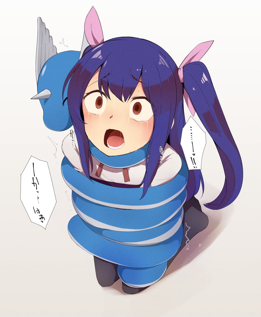 dragonair and wendy marvell (pokemon and 1 more) drawn by tsuzuri_(tu-san_house)