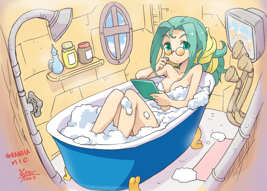 mio (grandia and 1 more) drawn by oyster_(artist)