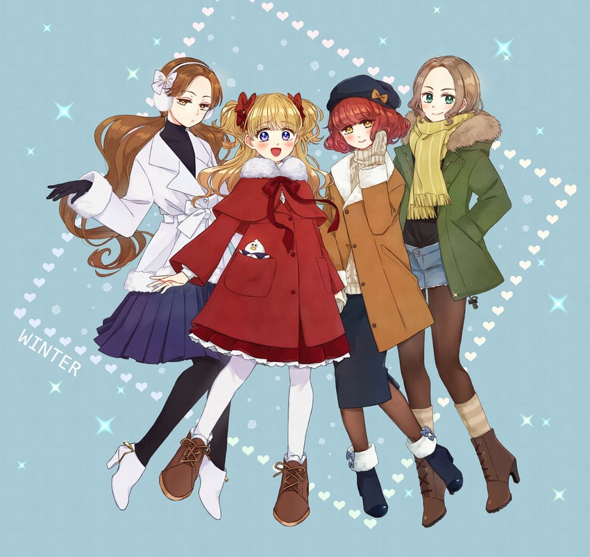 emilico, lou, pan-chan, mia, and belle (shadows house) drawn by hanasaki_nm