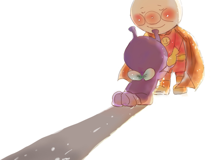 anpanman, baikinman, and yanase takashi (anpanman) drawn by toramaru_(696anna)