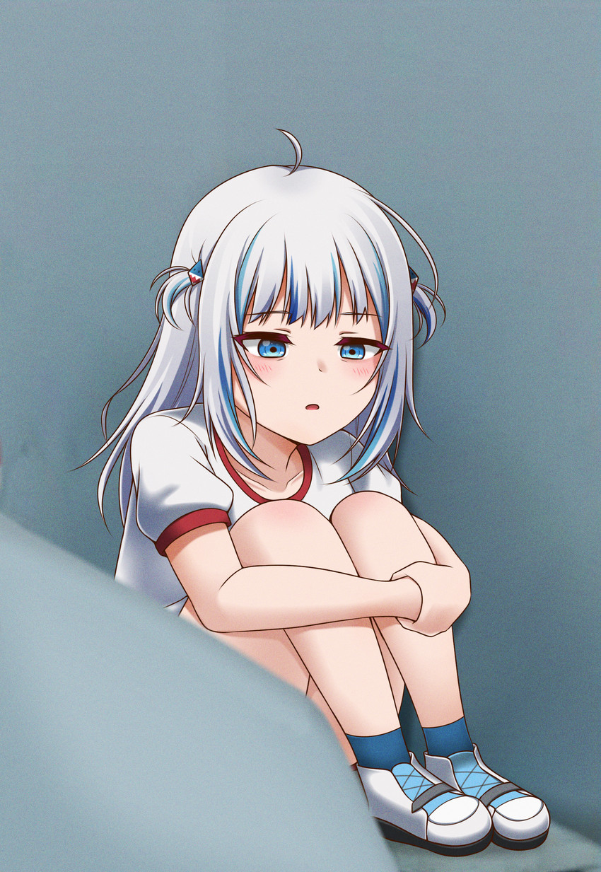 gawr gura (hololive and 2 more) drawn by jan_azure