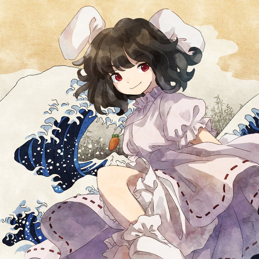 inaba tewi (touhou and 1 more) drawn by retrochaossan