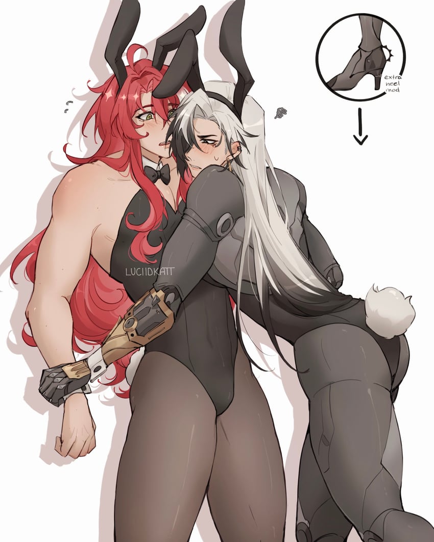 boothill and argenti (honkai and 1 more) drawn by luciidkatt