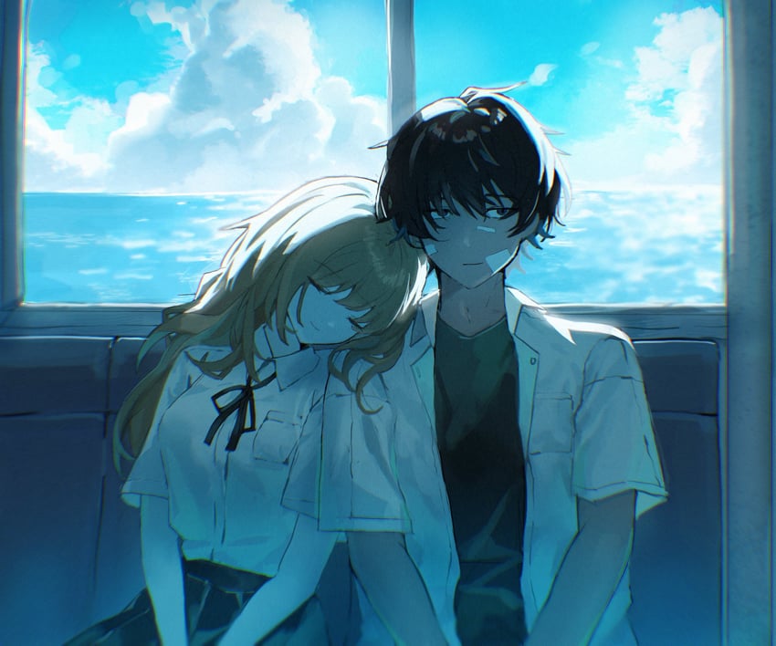heathcliff and catherine (project moon and 1 more) drawn by hasugu