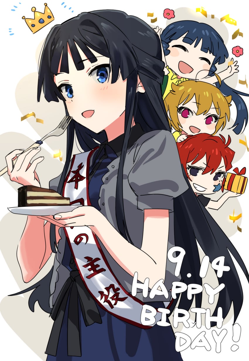 ibuki tsubasa, mogami shizuka, kitakami reika, and julia (idolmaster and 1 more) drawn by yomosaka