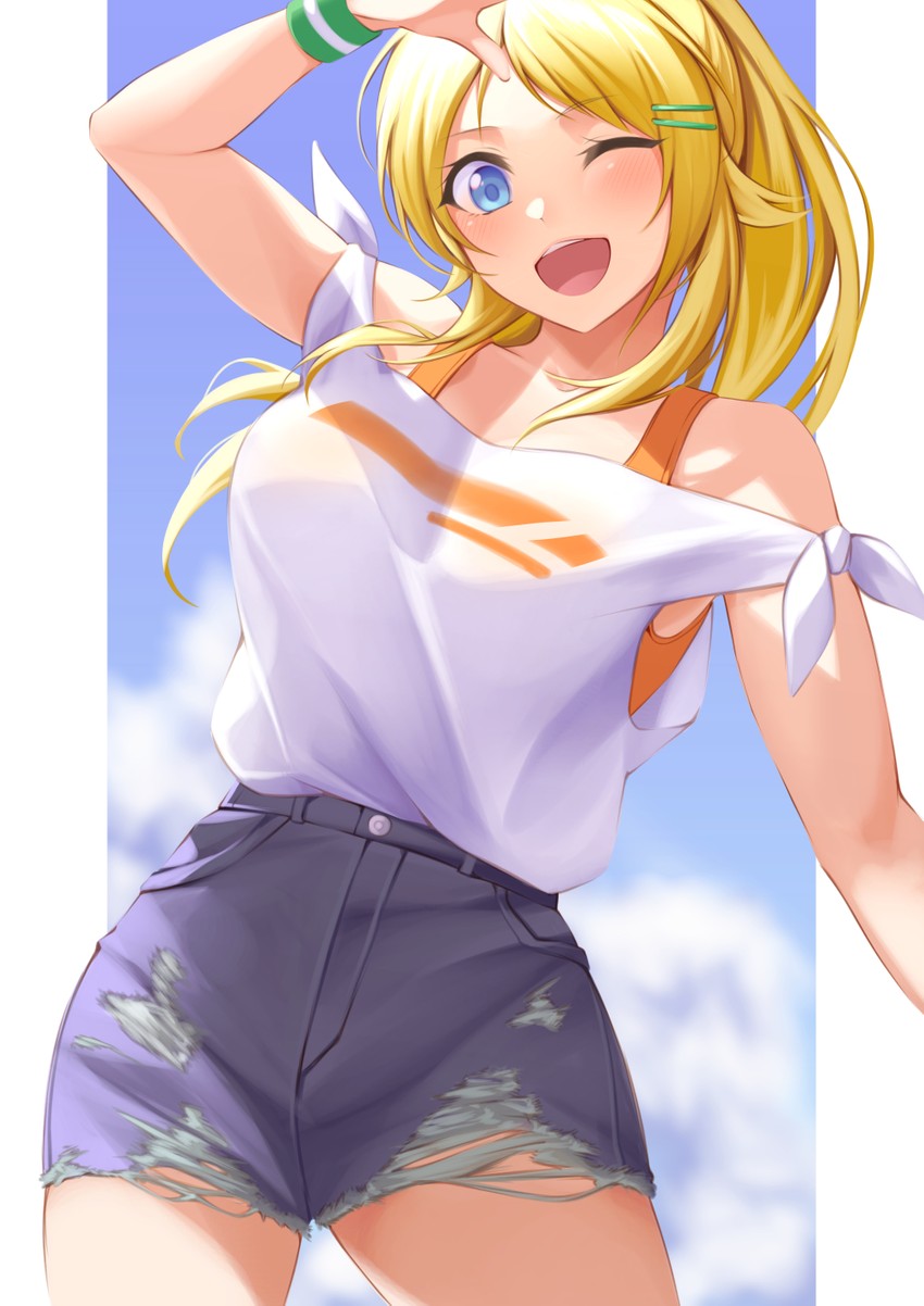 hachimiya meguru (idolmaster and 1 more) drawn by takagi_mitsukuni
